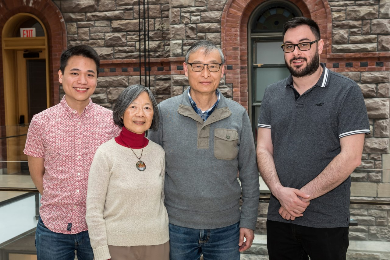 Florence Man & Bernard Sze with Students