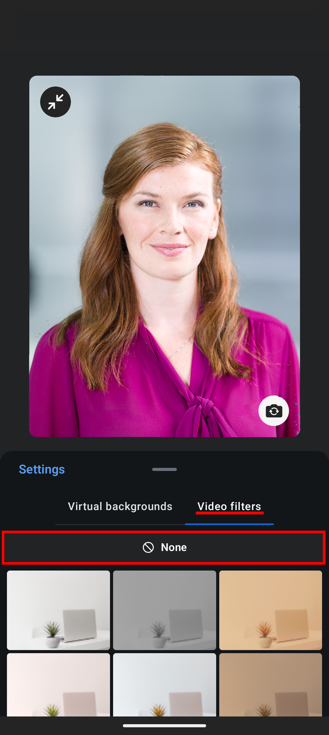 Screenshot highlighting the 