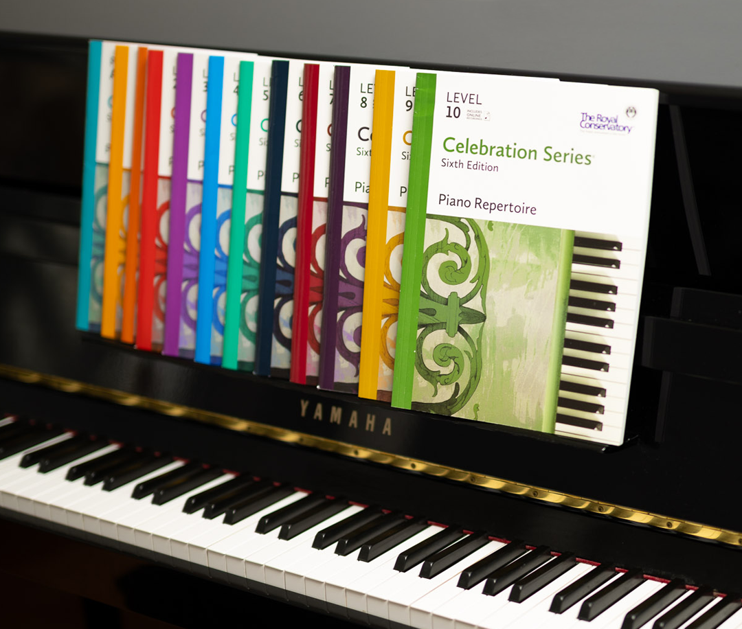 Piano books on a Piano