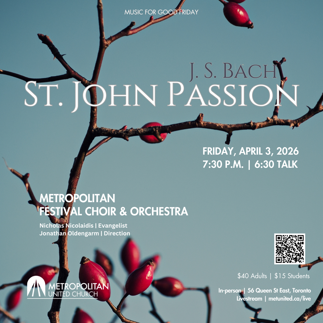 Music at Met presents St John Passion photo
